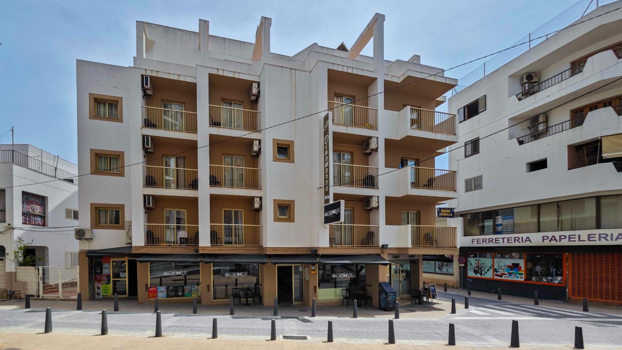 Hostal Dinamarca Sant Antoni de Portmany Dış mekan fotoğraf